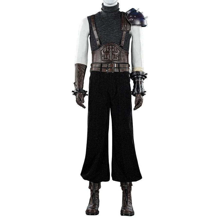 🎃【READY TO SHIP】Final Fantasy VII Rebirth FF7R Cloud Strife Cosplay Costume N09140 AA+ Costumes