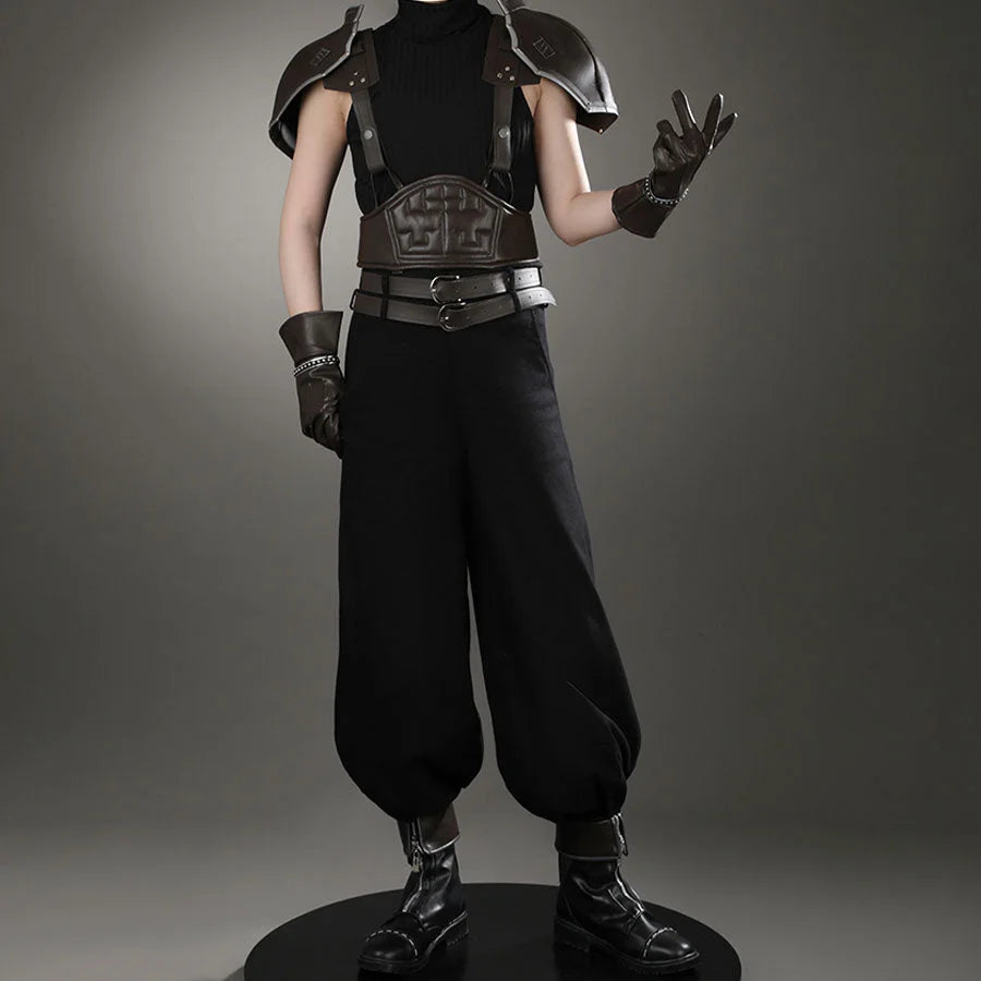 🎃 【Ship by Halloween】Final Fantasy VII Rebirth FF7R Zack·Fair Cosplay Costume N08878 Costumes
