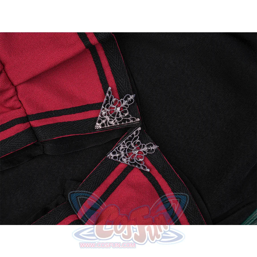 Final Fantasy XVI Joshua Rosfield Cosplay Costume, there is a sliver decoration on each shoulder pads.