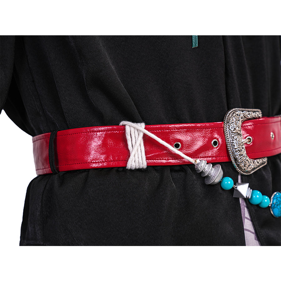 Final Fantasy XVI Joshua Rosfield Cosplay Costume, the ornament was tied to the belt with a cord.