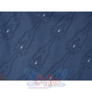 Final Fantasy XVI Joshua Rosfield Cosplay Costume, the mid layer of the shawl is made of blue printed fabric.
