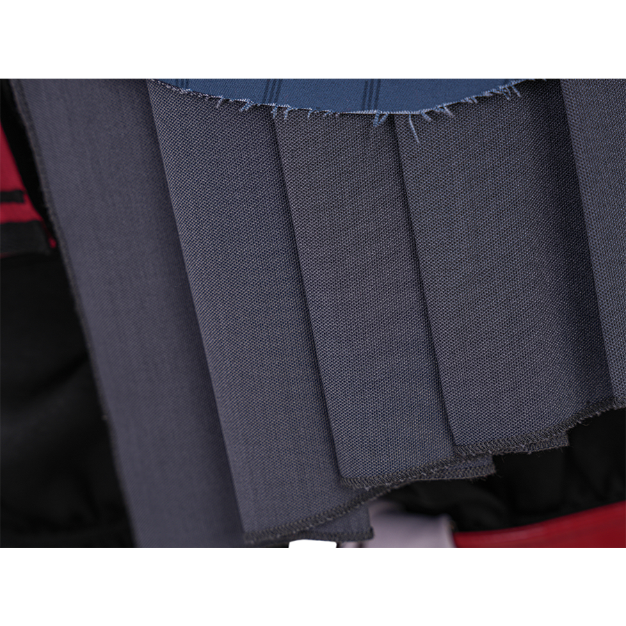 Final Fantasy XVI Joshua Rosfield Cosplay Costume, the bottom of the shawl is gray pleated frills.