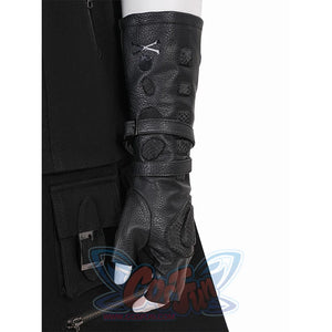 Final Fantasy XV Noctis Cosplay Costume, black PU leather glove.