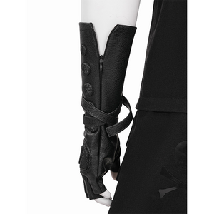 Final Fantasy XV Noctis Cosplay Costume, there is a zipper on the back of the glove.