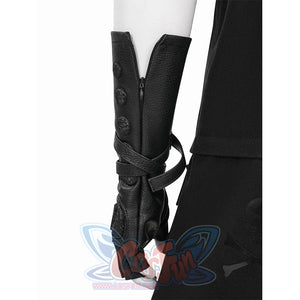 Final Fantasy XV Noctis Cosplay Costume, there is a zipper on the back of the glove.