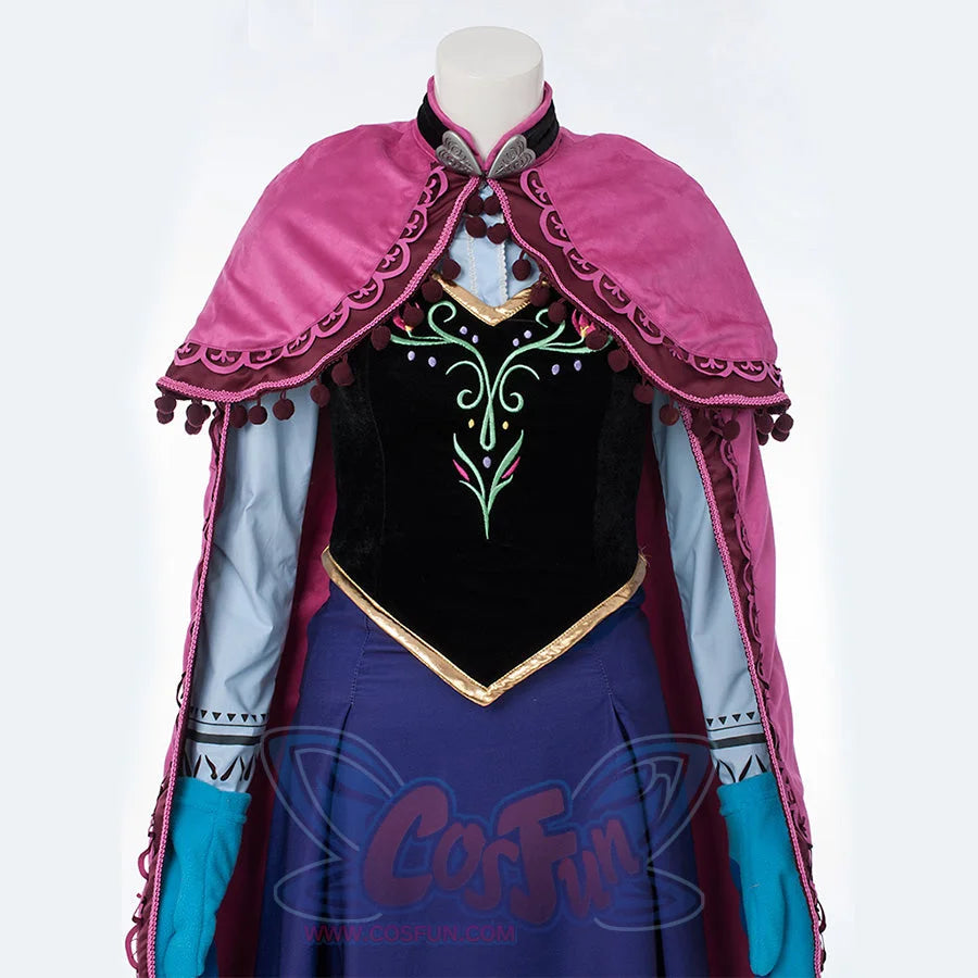 Anna Cosplay Costume Kid Princess Dress COSFUN Anna Cosplay Costume Kid Princess Dress COSFUN