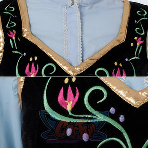 【Kid Cosplay】Frozen Anna Cosplay Costumes Princess Anna Dress CLT1318_Kid Costumes