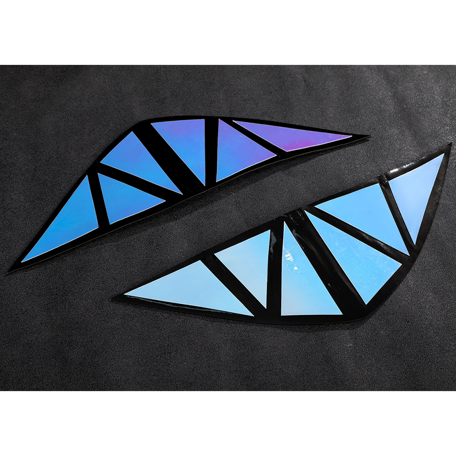 Game Rivals Emma Frost Cosplay Costume, pauldrons is made of triangular laser material. 