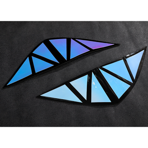 Game Rivals Emma Frost Cosplay Costume, pauldrons is made of triangular laser material. 