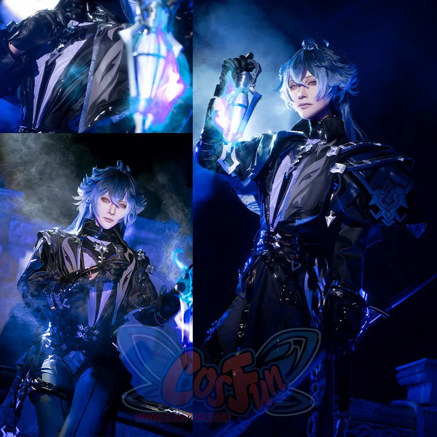 Flins cosplay collage featuring three different angles of the character, multi-scene cosplay photography