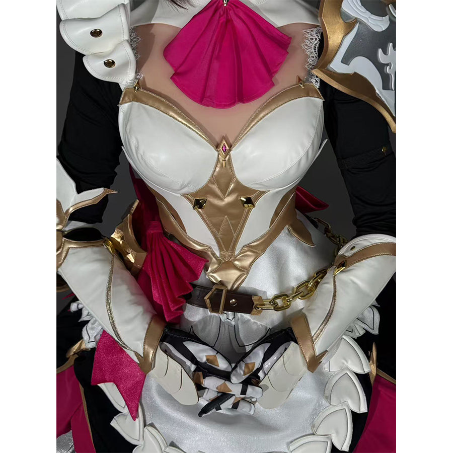 【CONFIRMATION】$5 Deposit = 12% OFF Coupon Genshin Impact Noelle Cosplay Costume N09972 AAA