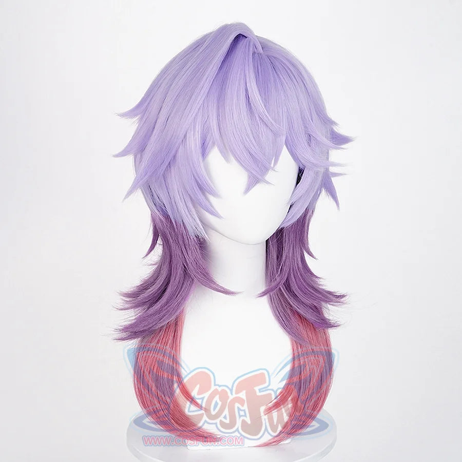 Genshin impact durin cosplay wig featuring a layered design.