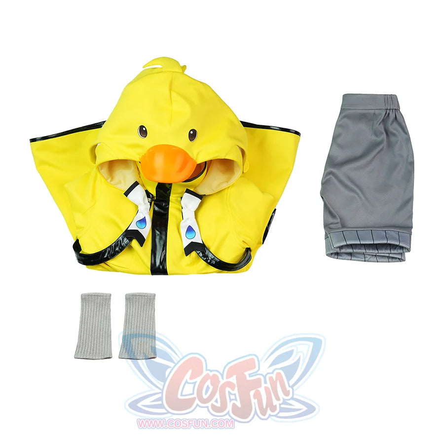 Miliastra Wonderland Manekin cosplay complete set including yellow bird jacket, gray shorts and sleeves