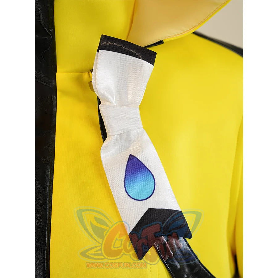 Miliastra Wonderland Manekin cosplay costume left wing drawstring with blue gradient teardrop accent