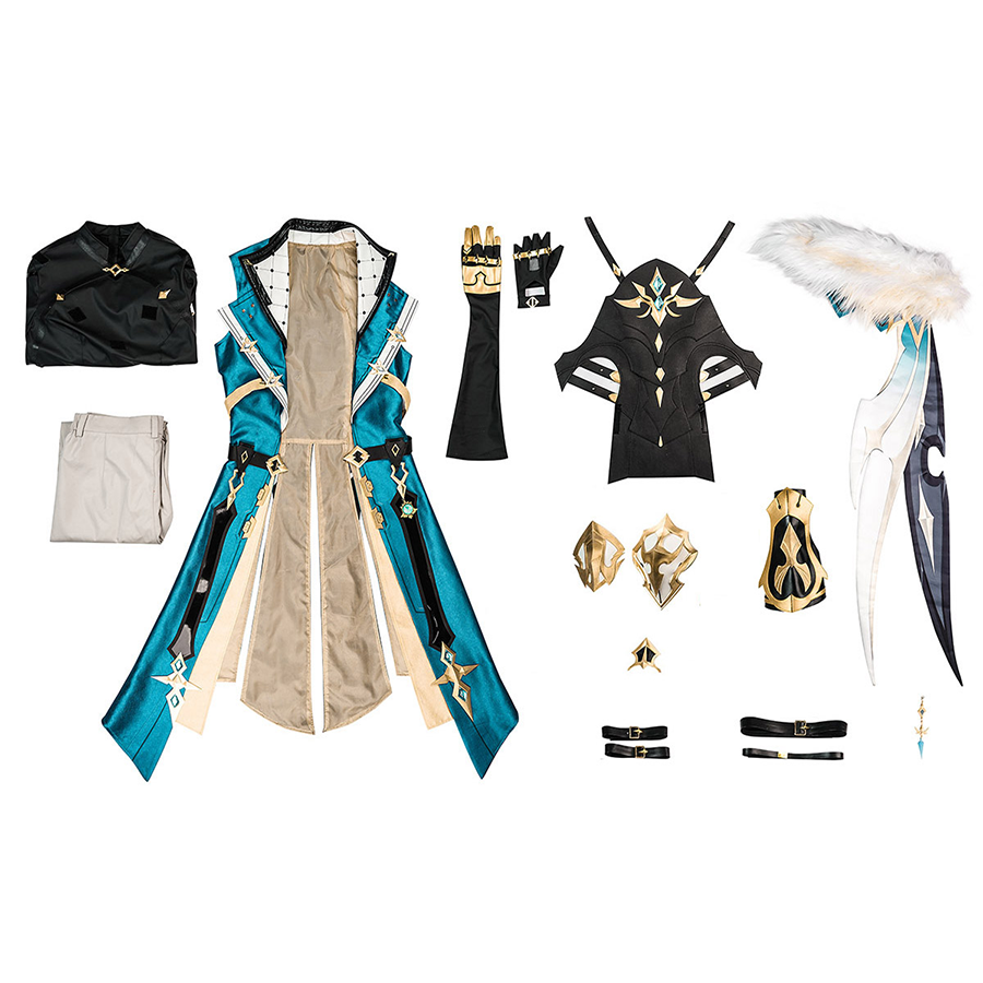 Genshin Impact Varka Cosplay Costume N09812