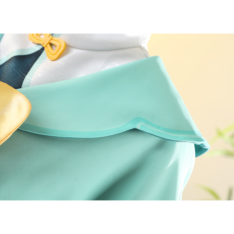 Genshin Impact Yaoyao Rainlit Bamboo Reverie Cosplay Costume N09900