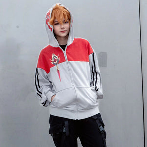 【FLASH SALE】COSFUN Gesnhin Impact Childe Tartaglia Derivative Full Zip Hoodie Jacket BST0027 Sweatshirt