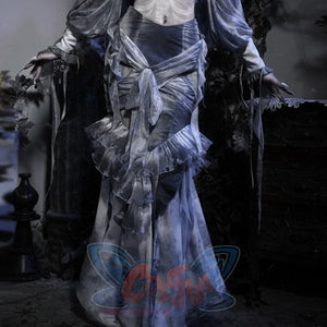 Gothic Tie-Dye Fitted Mermaid Chiffon Skirt Skirt
