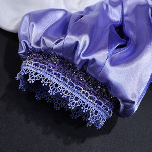 Emily cosplay dress, sleeve detail – Close-up of sleeve design and stitching.