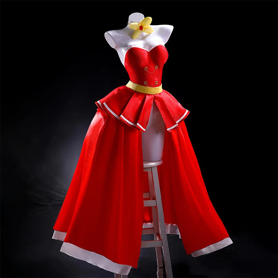 Charlie Morningstar Formal Gown Cosplay Costume from Hazbin Hotel COSFUN - cosfun Charlie Morningstar Formal Gown Cosplay Costume from Hazbin Hotel COSFUN - cosfun