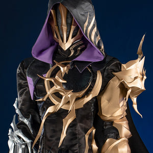 Upper body of the premium Honkai Star Rail Flame Reaver of the Deepest Dark cosplay costume