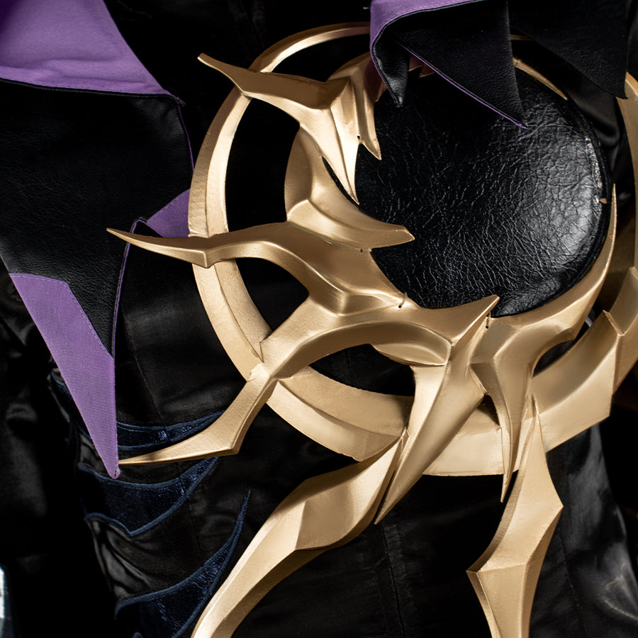 Chest accessory of the premium Honkai Star Rail Flame Reaver of the Deepest Dark cosplay costume