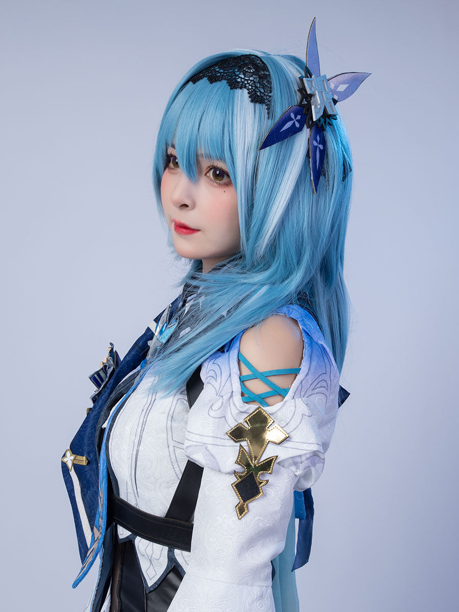 【Pre-sale】 Genshin Impact Eula Cosplay Costume Jacquard Version C00445
