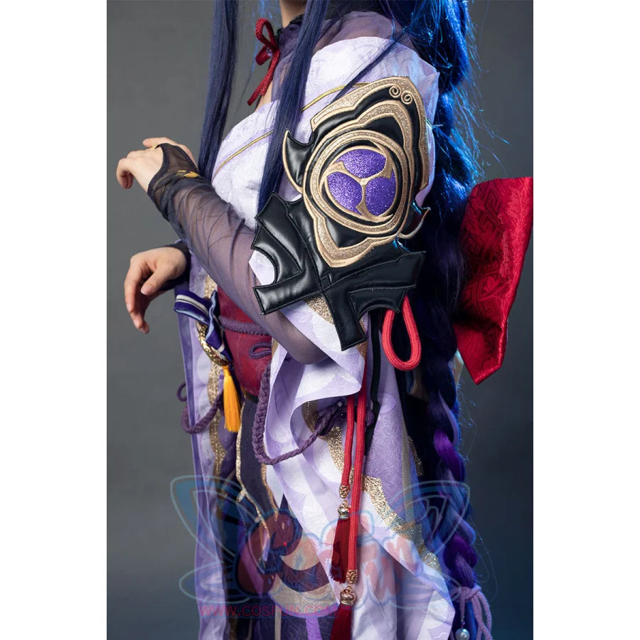 Genshin Impact Raiden Shogun Beelzebul Cosplay Costume C01054 Costumes