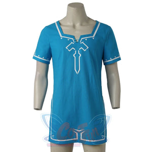 The Legend Of Zelda: Breath The Wild Link Champions Tunic Cosplay Costumes Upgraded Version C08021S