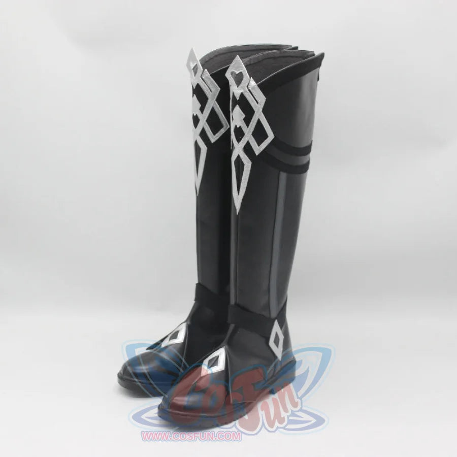 Genshin Impact Fatui Harbinger The Captain Il Capitano Cosplay Shoes C09321 Women / Cn 35 &amp; Boots