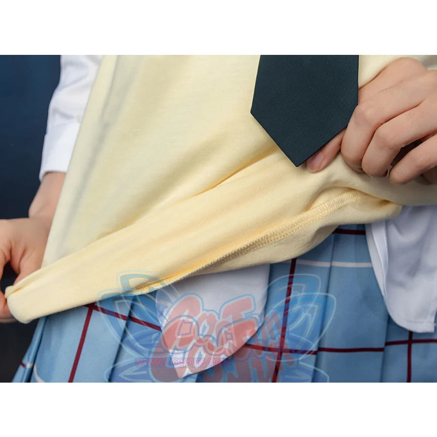 My Dress-Up Darling Kitagawa Marin Uniform And Vest Cosplay Costume C01104 Costumes