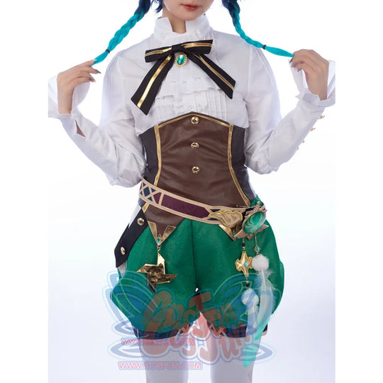 Genshin Impact Venti Barbatos Cosplay Costume Jacquard Version C00442 Aa Costumes