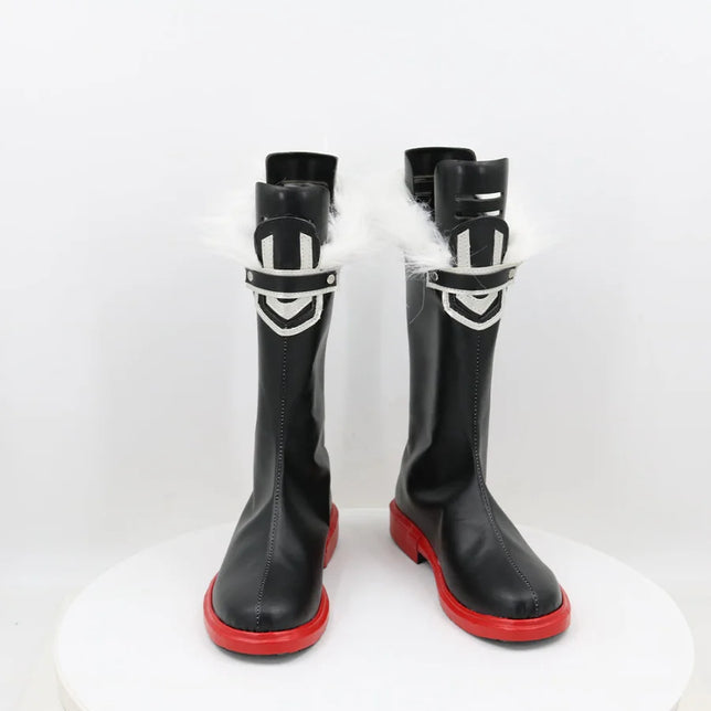 Genshin Impact Fatui Skirmisher Pyroslinger Bracer Cosplay Shoes C07952 Women / Cn 34 & Boots