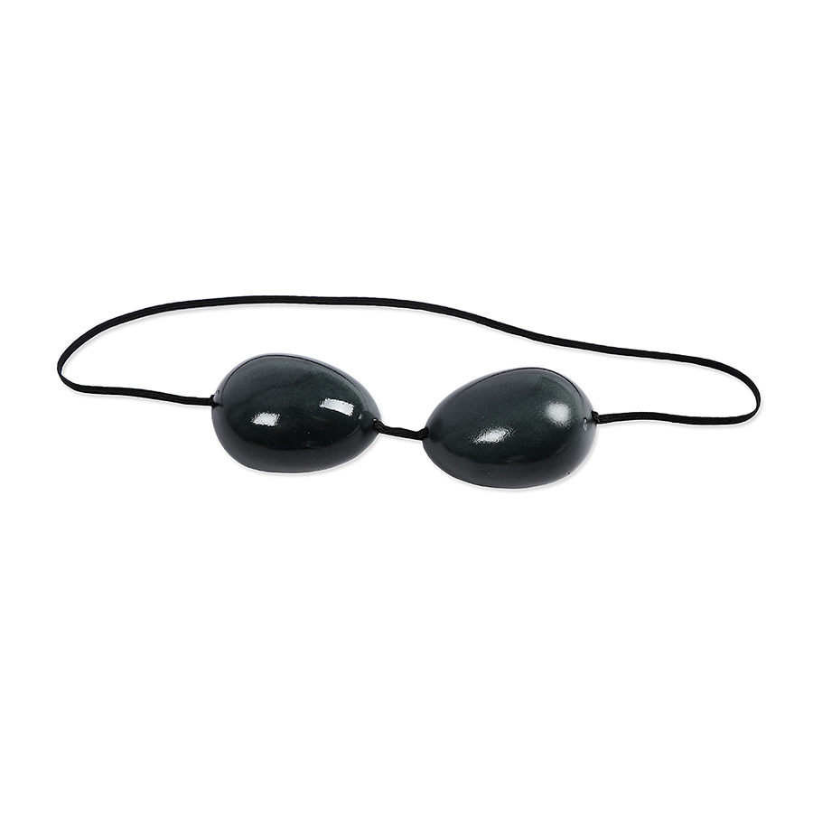 Invincible Season 4 Mark Grayson Cosplay Costume, the black eye mask is secured with an elastic strap.
