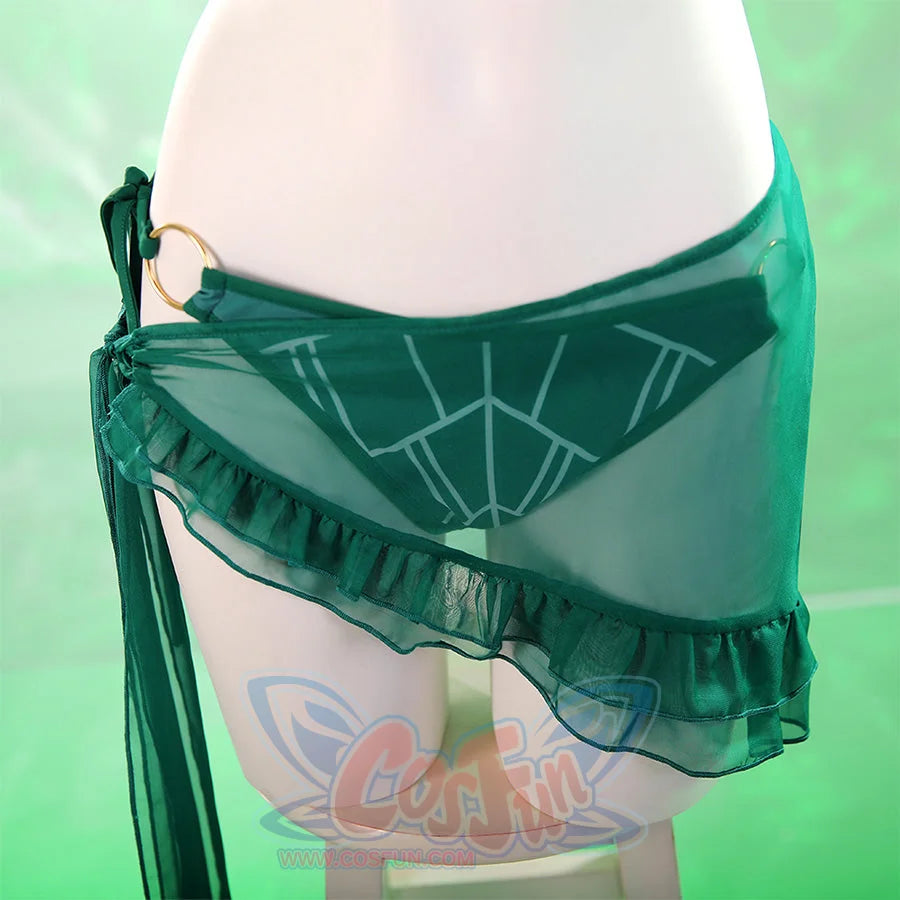 【PRE-SALE】Anime Cosplay Jolyne Cujoh 3-Piece Bikini Sheer Skirt Set FAN0035