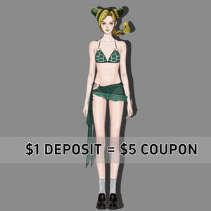 【CONFIRMATION】Deposit Anime Game Girl Cosplay Costume Derivative Bodysuit Swimsuit