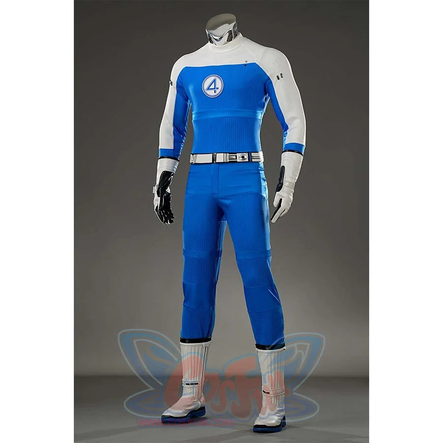 Highlights adjustments—gloves, belt variations, and emblem details. Shows the costume’s versatility for different cosplay needs.