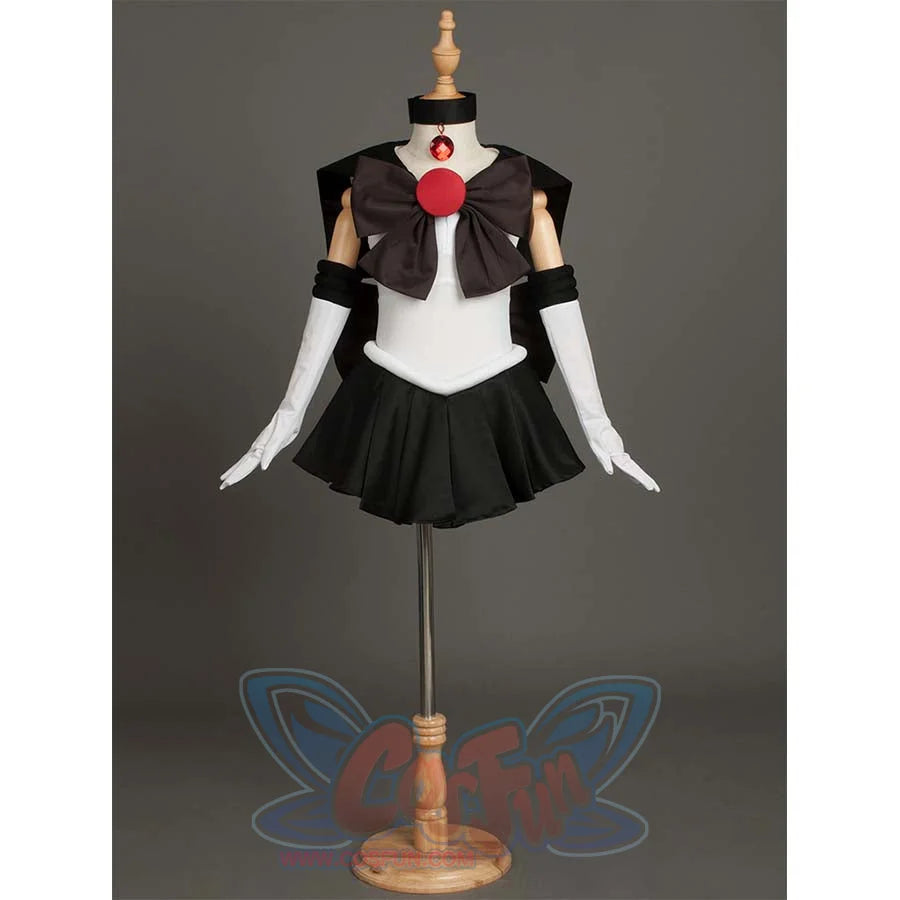 Sailor Soldiers Kid Cosplay Sailor Pluto Cosplay Costume Anime Setsuna Meiou Outfit CLT0694_Kid Costumes