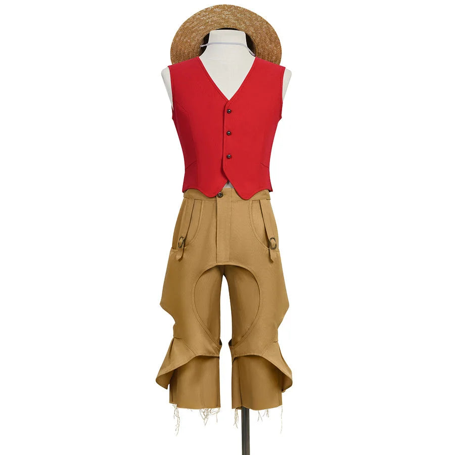 Luffy Live Action S2 Cosplay Costume view 1