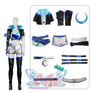 Game Rivals Luna Snow Seol Hee Cosplay Costume N09491 XS Costumes