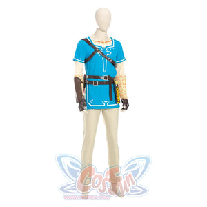 The Legend Of Zelda: Breath The Wild Link Champions Tunic Cosplay Costumes C08021