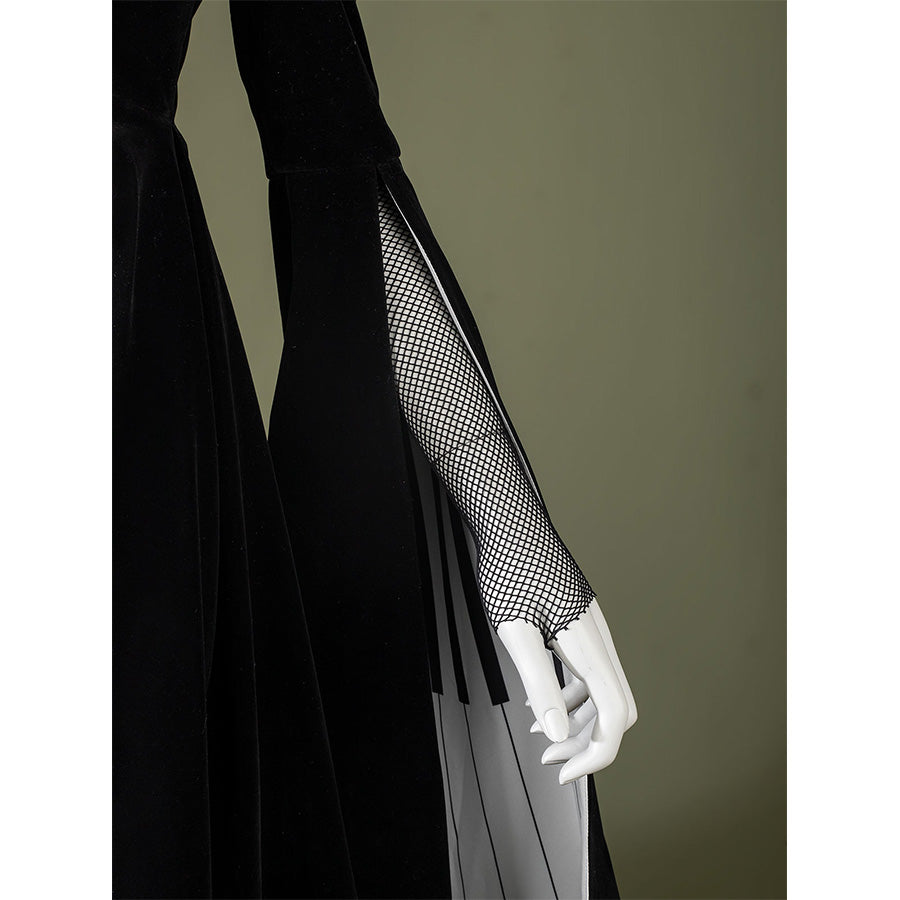 Close-up of Maestro cosplay costume