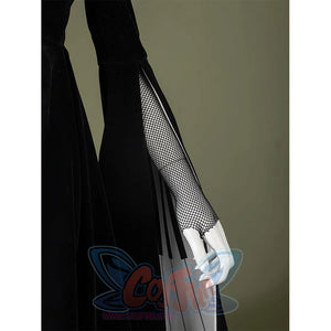 Close-up of Maestro cosplay costume