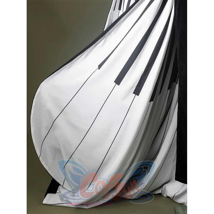 Close-up of Maestro cosplay costume