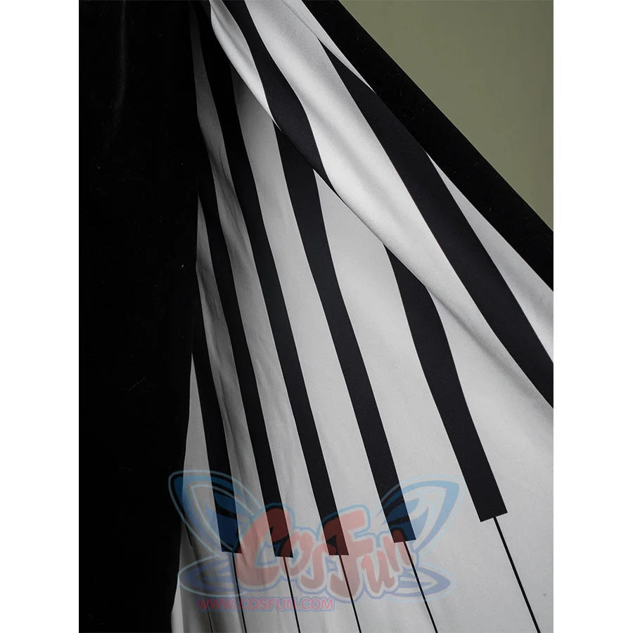 Close-up of Maestro cosplay costume