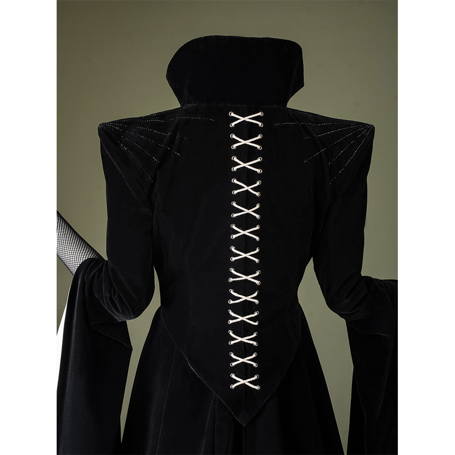 Close-up of Maestro cosplay costume