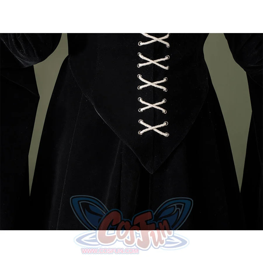 Close-up of Maestro cosplay costume