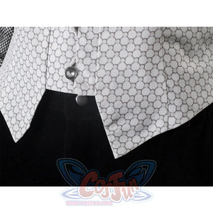 Close-up of Maestro cosplay costume