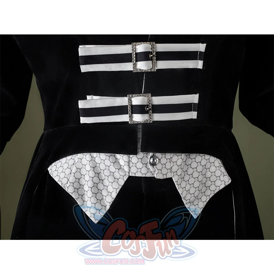 Close-up of Maestro cosplay costume