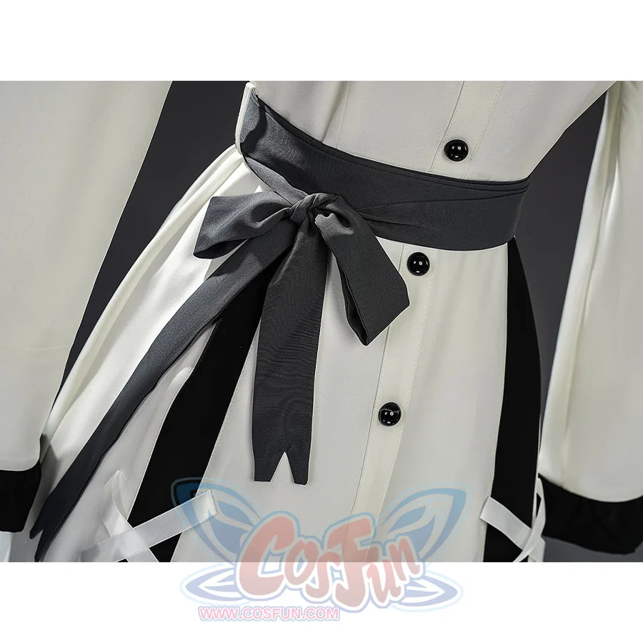 Hikami Meruru cosplay costume black belt with decorative bow sash at waist